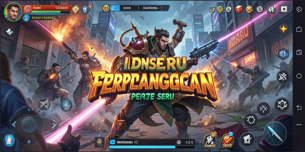 Tampilan gameplay seru dari IDNSERU dengan strategi cerdas.