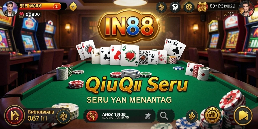 Gameplay QiuQiu yang seru dan menantang dalam IN88.