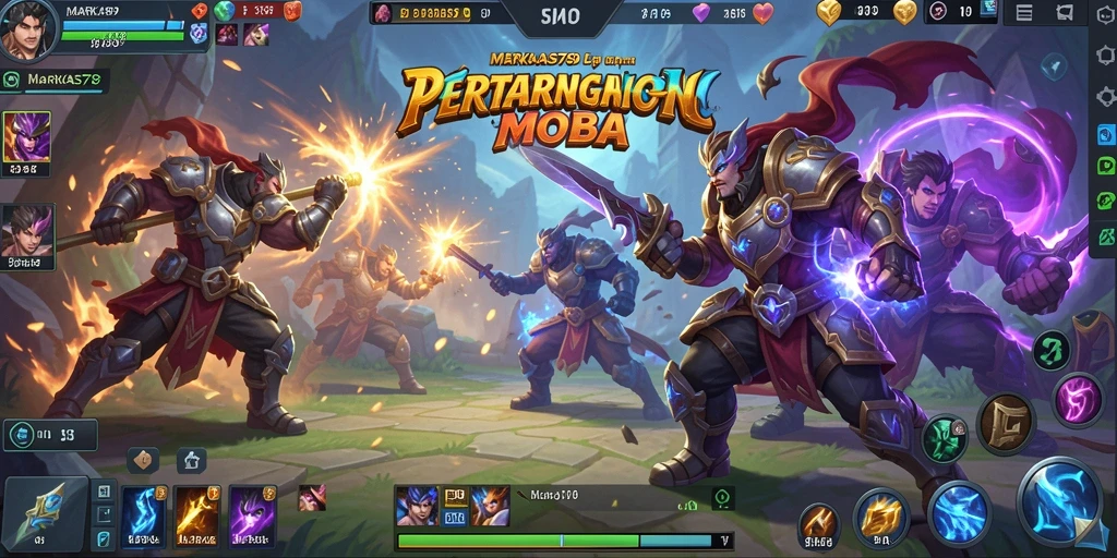 Tampilan menarik dari gameplay intens dalam <strong>MARKAS789</strong>.