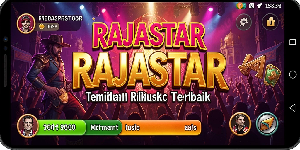 Tampilan gameplay RAJASTAR yang seru dan interaktif.
