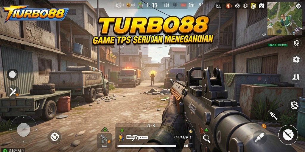 Tampilan seru gameplay TPS TURBO88 yang menegangkan.